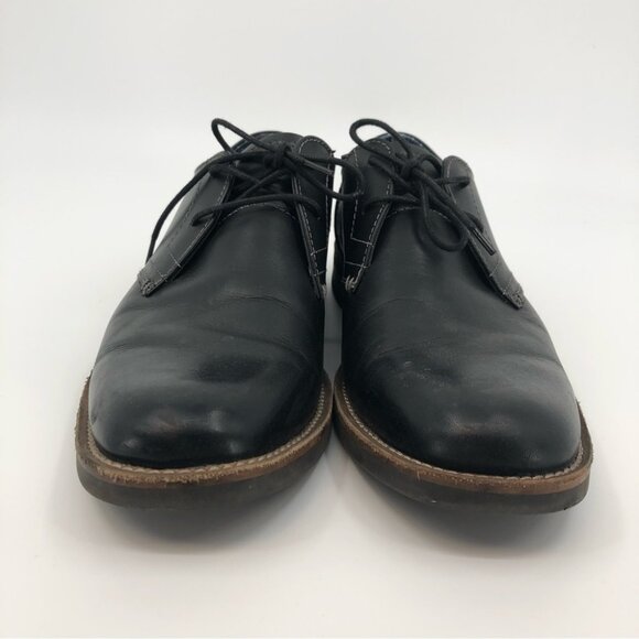 Original Penguin Black Leather Lace Up Boots | Breathable & Versatile main image 10